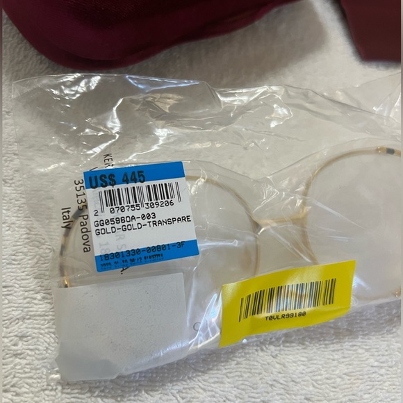 GUCCI Demo Round Ladies Eyeglasses GG05960A 003 58.19.135 - Picture 8 of 9